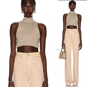 Jonathan simkhai Harlee crop top M